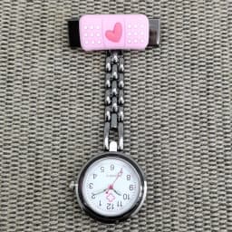 Lovely Cute Stethoscope Metal Pin Brooch Midwife Doctor Clock Medical Hospital Healthcare Pocket FOB Nurse Watch