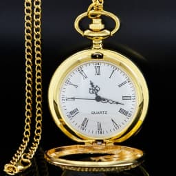 Luxury Gold Digital Golden Dragon Quartz Pocket Watch Men's High Quality Necklace Timing Pendant Women's Jewelry Gift Clock