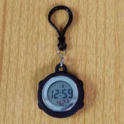 Multifunctional Electronic Digital Pocket Watches Unisex Nurse Doctor Hanging Carabiner Keychains Students Clock