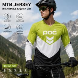 2026 POC Men Cycling Jersey MTB Downhill T-shirt Racing Sport Bicycle Shirt Ropa Ciclismo Team Bike Jersey Cycling