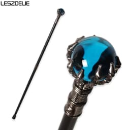 Luxury 93cm Walking Stick with 50mm Crystal Ball 10 Colors Dragon Claws Fashionable Canes for Men And Women Party Sticks