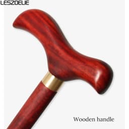 Luxury Red Bird Shaped Handle African Wooden Walking Stick 2.2cm Diameter Slim Fashionable Men's And Elegant Women's Canes