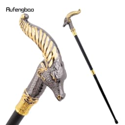 Yellow Black Dragon Luxury Fashion Walking Stick for Party Decorative Cane Elegant Crosier Knob Walking Stick 93cm