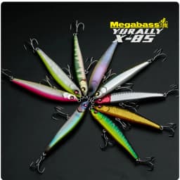 Megabass X85 X-70 85mm 14g/10g Sinking Pencil Bass Fishing Lure Distance Saltwater Sea Tackle Fishing Lure
