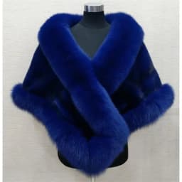 White Fur Shawl Jacket Women's 2026 Autumn Winter New Faux Mink Fox Fur Dress Cheongsam Cloak Coats Thicken Warm Short Outwear