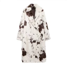 Women Faux Fur Long Coats Jackets Turn Down Collar Coat Thick Warm Y2k Streetwear Jacket Elegant Work Outerwear Autumn Winter