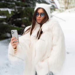 Neo Mint 2024 Winter Furry Faux Fur Coat Long Women Luxury Brand Tassels Fluffy Fur Jacket Female Streetwear Super Warm Overcoat