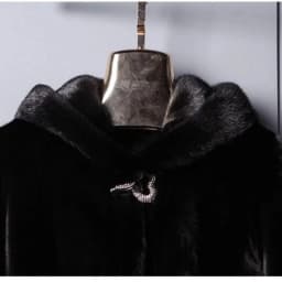 Women's Mink Fur Coat 9XL Thicken Parkas Middle-aged Mother Winter Hooded Mink Overcoat Fashion Warm Long Faux Fur Coats Female