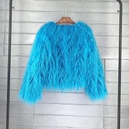 34 Colors 3XL Fur Coats Women Autumn Winter Top Fashion Faux Fur Coat Elegant Thick Warm Faux Fur Jackets For Women 2025 Top MA7