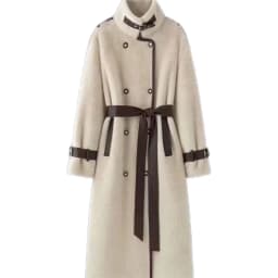 Winter Fashion High-end Temperament Long Fur Coat For Women New Double Breasted Loose Belt Thicken Warm Fur Jacket Outwear