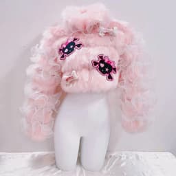 gothic clothes y2k clothes y2k fashion vintage PinkFaux Fur y2k accessories y2k Faux Fur Harajuku Faux Fur Kawaii Faux Fur