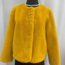 Autumn Winter Female Faux Mink Imitation Fur Coat 2025 Women O-Neck Short Fur Jacket Ladies Long Sleeve Warm Plush Outerwear