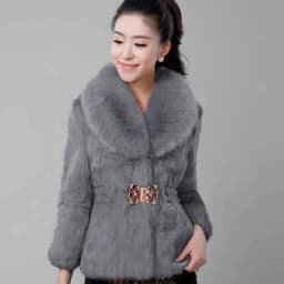 New Short Fur Coat Women Jacket 2026 Autumn Winter Imitation Rabbit Hair Short Korean Loose Thin Large Fur Collar Women Coat