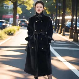 Women Winter Long Fur Coat High-end Fashion Temperament New Double Breasted Fluffy Windbreaker Thicken Warm Fur Jacket Outwear