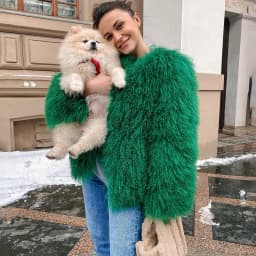 TARUXY Fashion Luxury Cropped Faux Fur Coat Women's Winter 2025 Ins Hot Fluffy Short Faux Fur Jacket Street Style Warm Outwear