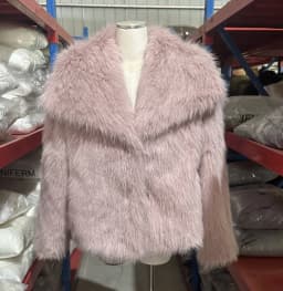 European American Winter New Fashion Women's Elegant Casual Trendy Simple Basic Faux Fur Cardigans Female Clothes Coats Tops
