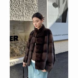 New Imitation Mink Coat For Women Autumn Winter Thicken Warm Stand-up Collar Velvet Fur Jacket Female Korean Loose Fur Outwear