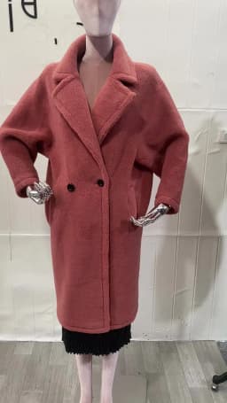 Nerazzurri Winter Long Oversized Teddy Coat Women Lapel Brown Thick Warm Sheep Wool Teddy Bear Jacket Women Plus Size Fashion