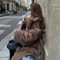 Neo Mint Luxury Long Belted Faux Mink Fur Coat Women 2025 Winter Thick Warm Overcoat Chic Street Fashion Fake Fur Coat Outerwear
