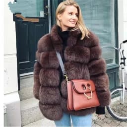 Women Faux Fur Jacket Thick Loose Long Coat Warm Turn Down Collar Full Sleeve Open Stitch Thick Coats Solid Winter 2025