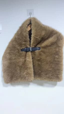 Women Fashion Faux Fur Scarf, Faux Mink Muffler