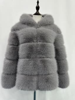 Women Hooded Thick Jackets Fur Faux Solid Zipper Coat Long Sleeve Cardigan Spliced Hoodies Warm Streetwear Coats Winter