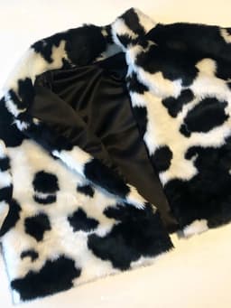 Goth Dark Punk Style Gothic Crop Faux Fur Y2k Coats Fashion Color Block Long Sleeve Women Cardigan Jackets Warm Streetwear 2023