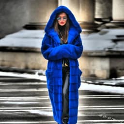 TPJB Casual Faux Fur Coat Women Hoodies Furry Thick Warm Long Faux Rabbit Fur Jacket Slim Winter Coat Women Casaco Feminino 5XL