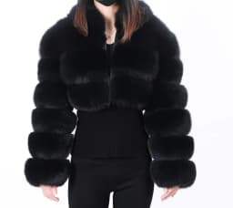 Women Faux Fur Coat Short Coats Stand Collar Zipper Jackets Open Stitch Warm Thick Elegant Splice Autumn Winter Furry Outerwear
