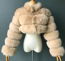 Women Faux Fur Coat Short Coats Stand Collar Zipper Jackets Open Stitch Warm Thick Elegant Splice Autumn Winter Furry Outerwear