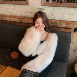 Female Faux Fur Jacket Coat Autumn Winter Women Fashion Short Plush Overcoat Ladies Long Sleeves Imitation Fox Fur Jacket