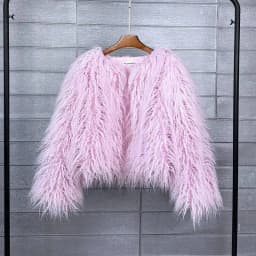 34 Colors 3XL Fur Coats Women Autumn Winter Top Fashion Faux Fur Coat Elegant Thick Warm Faux Fur Jackets For Women 2025 Top MA7