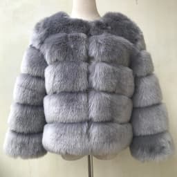 HJQJLJLS 2023 Winter New Fashion Women Faux Fur Coat Female Black Elegant Fluffy Thick Warm Artificial Fox Fur Jacket Outerwear