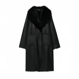 Women's Double-Sided Faux Fur Coat European And American Style Long Jacket for Autumn Winter New Fashion Item