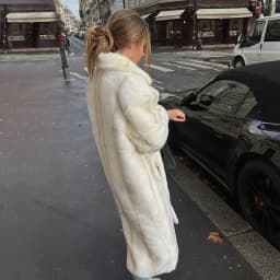 Neo Mint 2024 Winter High Quality Long Faux Mink Fur Coat Women High Street Furry Fur Jacket Luxury Brand Outerwear Overcoat