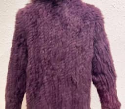 Women Fur Coats Colorful Real Rabbit Fur Coat Female Luxury Natural Knitted Rabbit Fur Winter Jacket 2019 New Fur Overcoat