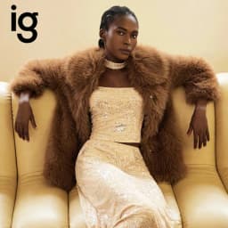 IG Women Large Lapel Single Breasted Faux Fur Coat, Long Sleeve Fluffy Mid-Length Jacket, Winter Warm Elegant Party Outerwear