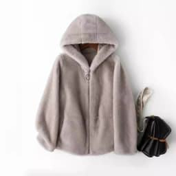 ZXRYXGS High Quality Faux Fur Coat Hoode Women's Jackets 2025 New Autumn and Winter Fashionable Jackets Women Coat Tide