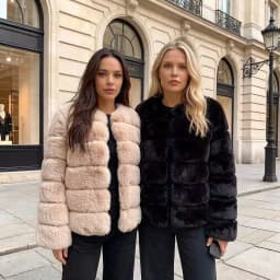 Women's Fluffy Faux Fur Coat Winter Hot Selling Fashionable Luxury Faux Fox Fur Coat Long Sleeve Ladies' Fake Fur Winter Clothin