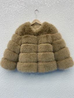 FANPUGUIZHEN Women Coats Autumn Winter New Fashion Pink Faux Fur Coat Elegant Thick Warm Outerwear Fake Fur Woman Jackets