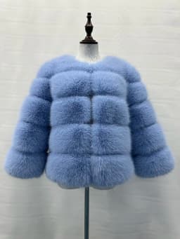 FANPUGUIZHEN Women Coats Autumn Winter New Fashion Pink Faux Fur Coat Elegant Thick Warm Outerwear Fake Fur Woman Jackets