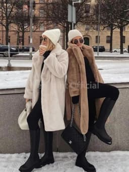 Luxury Winter Long Overcoats Women Oversized Lapel Belted Faux Rabbit Fur Coat Jacket Female Plus Size Outerwear Plush Fur Coats