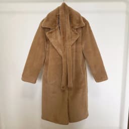 Luxury Winter Long Overcoats Women Oversized Lapel Belted Faux Rabbit Fur Coat Jacket Female Plus Size Outerwear Plush Fur Coats