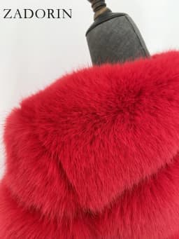 ZADORIN Hotsale Female Fur Waistcoat Winter Fluffy Faux Fur Vest Women O-Neck Spliced Sleeveless Long Faux Fur Coat Woman Vests