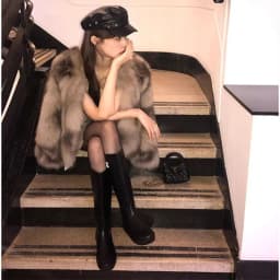 Autumn Women High End Solid Color Loose Faux Fur Coat Winter Lady Plush Outwear Korean Femme Fashion Long Sleeves Fur Top Jacket