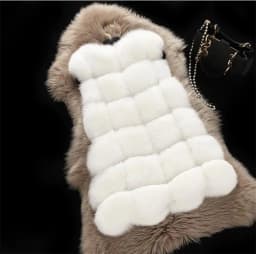Women Vests Thick Faux Fur Tops Sleeveless Cardigan Round Neck Regular Vest Coats Solid Spliced Casual Lady Winter 2025