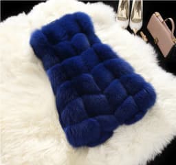 Women Vests Thick Faux Fur Tops Sleeveless Cardigan Round Neck Regular Vest Coats Solid Spliced Casual Lady Winter 2025