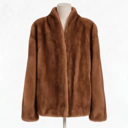 Women's Caramel Brown Faux Fur Coat Open Front Shawl Collar Oversized Winter Warm Elegant Luxe Chic Outerwear