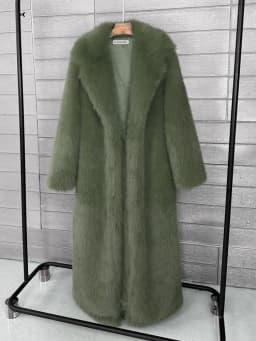 ZADORIN 130cm Super Long Fluffy Faux Fur Coat Woman Jacket Winter Lapel Thicken White Faux Fur Coats Jacket for Women Outerwears