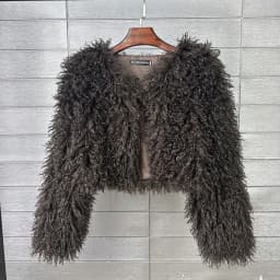 Women Short Coats Faux Fur Jackets Casual Loose Coat Thick Warm Y2k Streetwear Jacket Elegant Work Outerwear Autumn Winter